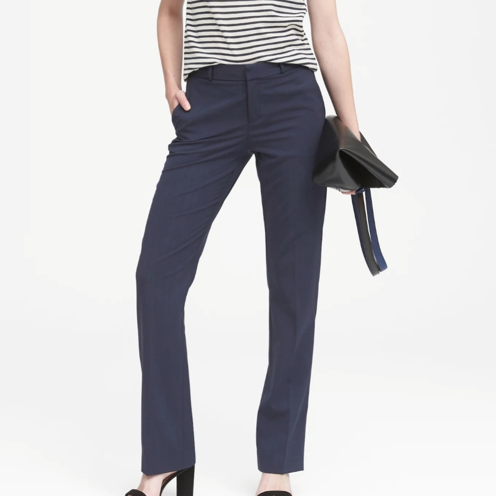 Banana Republic "Logan" pant navy blue size 10